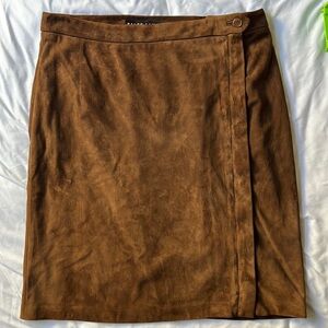 One of a kind Ralph Lauren suede skirt.